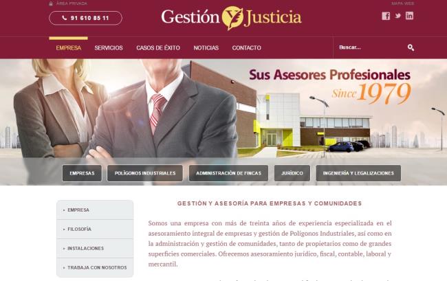 Gestión y Justicia launches its new website