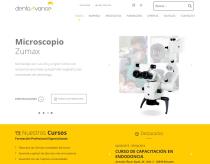 New website of DentoAvance created with Distineo.