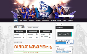Nueva web del Club de Baloncesto de Leganés.