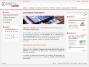 Talento en Acción Website with Distineo