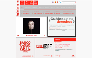 Nueva página web de VEGAP Nueva página web de VEGAP