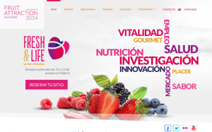 La nueva página web de Fresh & Life. La nueva página web de Fresh & Life.